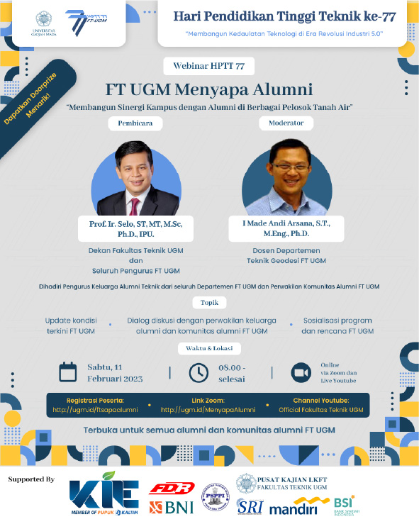 Poster FT UGM Menyapa Alumni